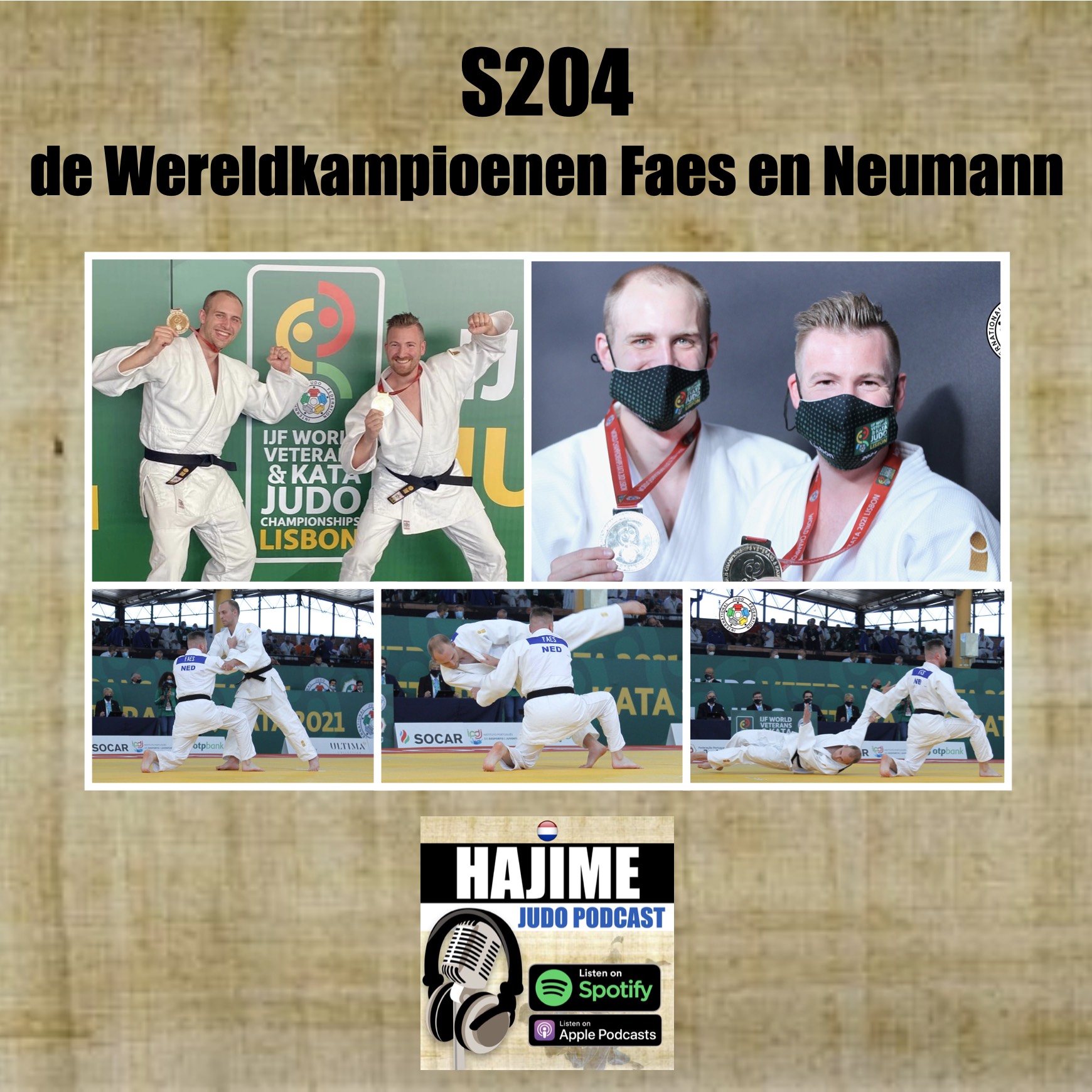 Hajime Judo Podcast S204 – Een gesprek met de Wereldkampioenen nage-no-kata Erik Faes en Niels Neumann