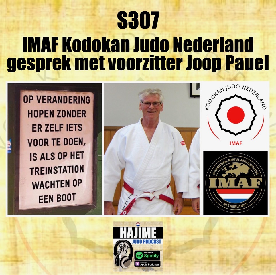 HJP S307, IMAF Kodokan Judo Nederland gesprek met voorzitter Joop Pauel