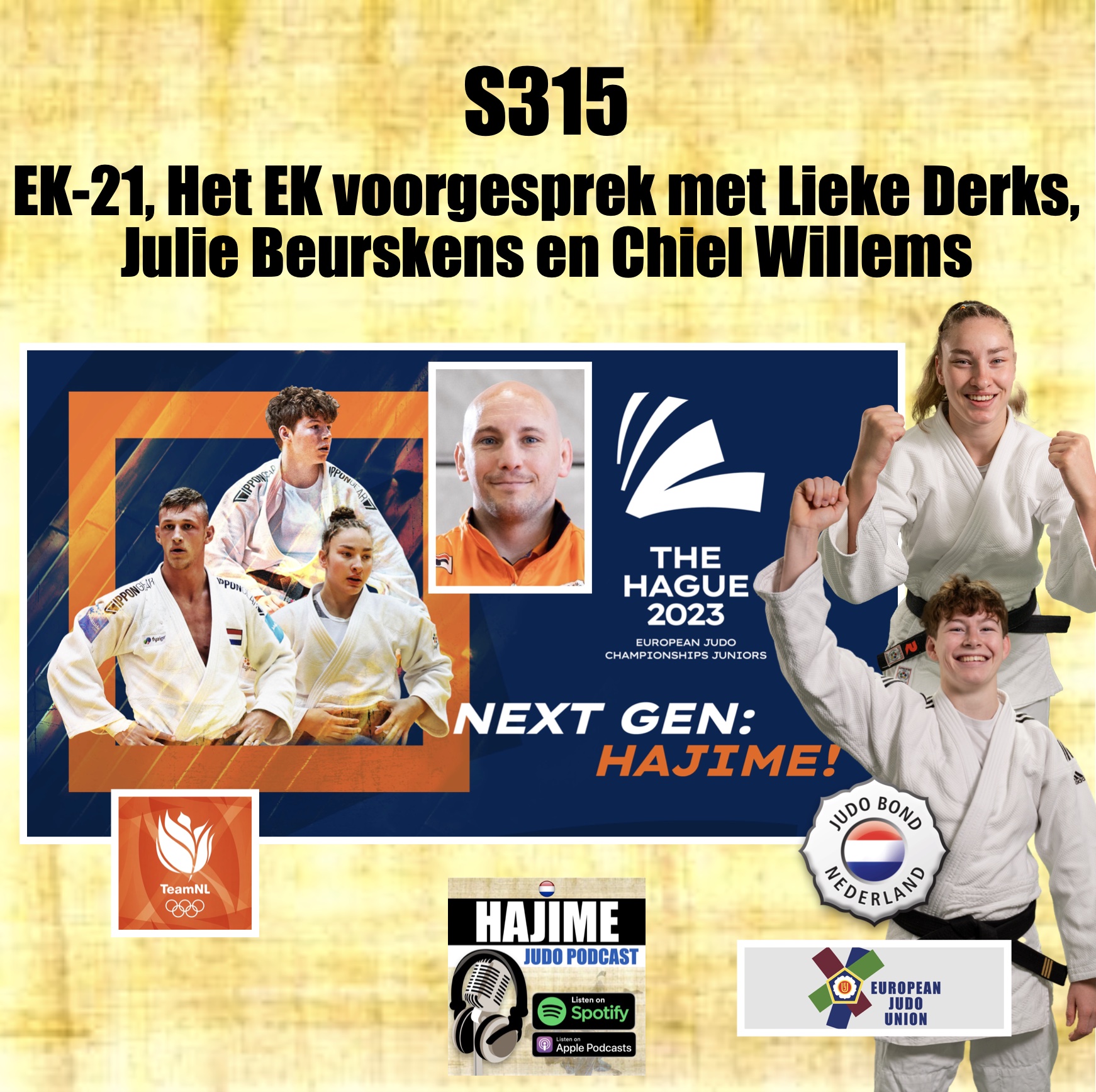 HJP S315 EK-21, Het EK voorgesprek met Lieke Derks, Julie Beurskens en Chiel Willems